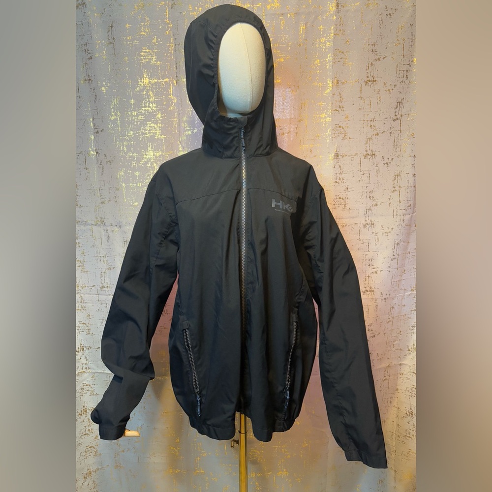 Men Hawke & Co Black Windbreaker - Picture 1 of 11